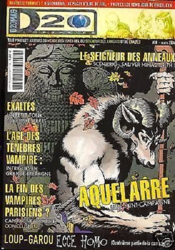 D20 MAGAZINE N°18 VAMPIRE SEIGNEURS DES ANNEAUX - Imagen 1 de 1
