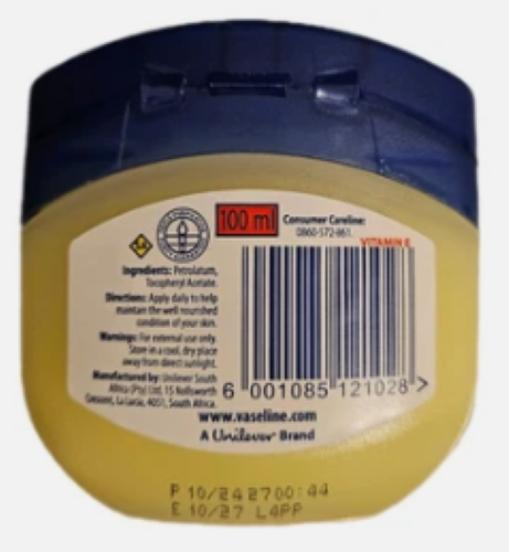 3x Vaseline Blue Seal Vitamin E Vaseline 100ml - Bild 3 von 3