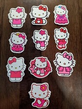 STICKERS x 10 Hello Kitty Sanrio Cute Sticker Cartoon Kitty Stickers TTY2