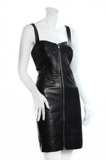 NWT Marc Jacobs Lambskin Leather Dress Black size 6 $758