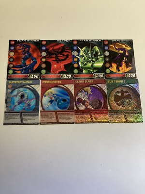 Rare Bakugan Battle Brawlers 157 lot cards Metal And Holo Collectible Power  Ups 778988255629|