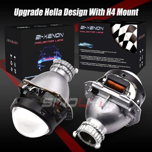 For H4 Headlight 3R G5-R HID D2S D2H Bi-xenon Projector Lens Blue Lenses 3.0‘’ - Picture 6 of 15
