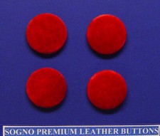 4 MADE IN USA burgundy real suede leather covered blazer jacket buttons 23 mm