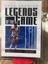 2020-21 Panini NBA Hoops Legends of the Game Silver /699 Walt Frazier #55 HOF