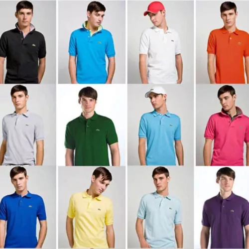 Uomo Polo-Lacoste Short Sleeve Mesh Regular Polo Shirt Slim Fit Multicolore nuo - Foto 1 di 37