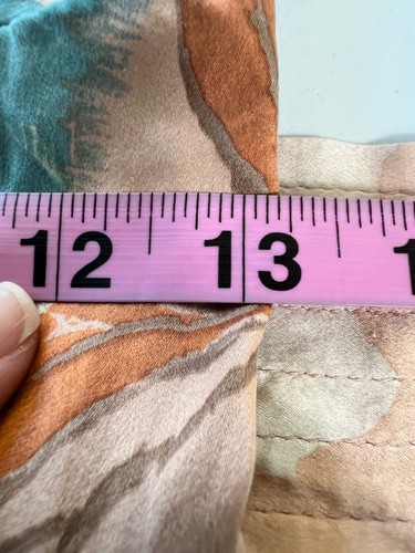 Tracy Reese New York Babydoll Dress Floral Watercolor Belted V-Neck Sleeveless - Bild 12 von 14