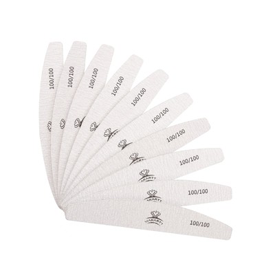 Makartt Zebra Nail File Washable Double Sided Emery Board 10