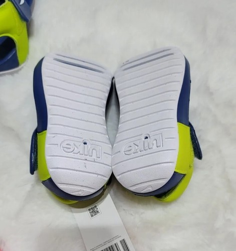 💥NEW Kids Nike Sunray Protect 3 DH9465-402 Navy blue/Green - Picture 6 of 6