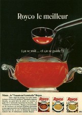 Publicité ancienne soupe Royco 1970  issue de magazine