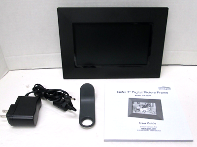 Giinii 7-Inch Widescreen Digital Picture - Black - Used