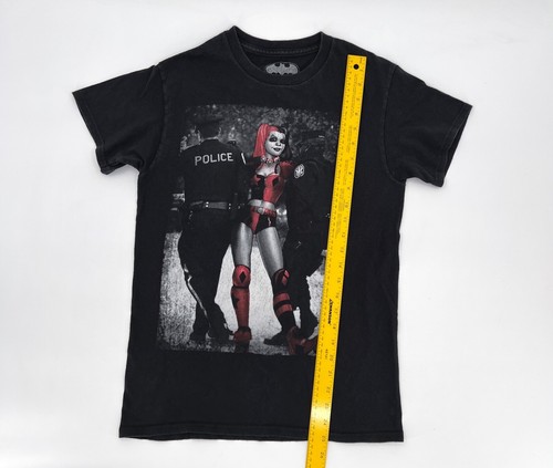 Harley Quinn Shirt Adult Small Black T-Shirt DC Comics Batman Graphic Tee Comic - Picture 4 of 6