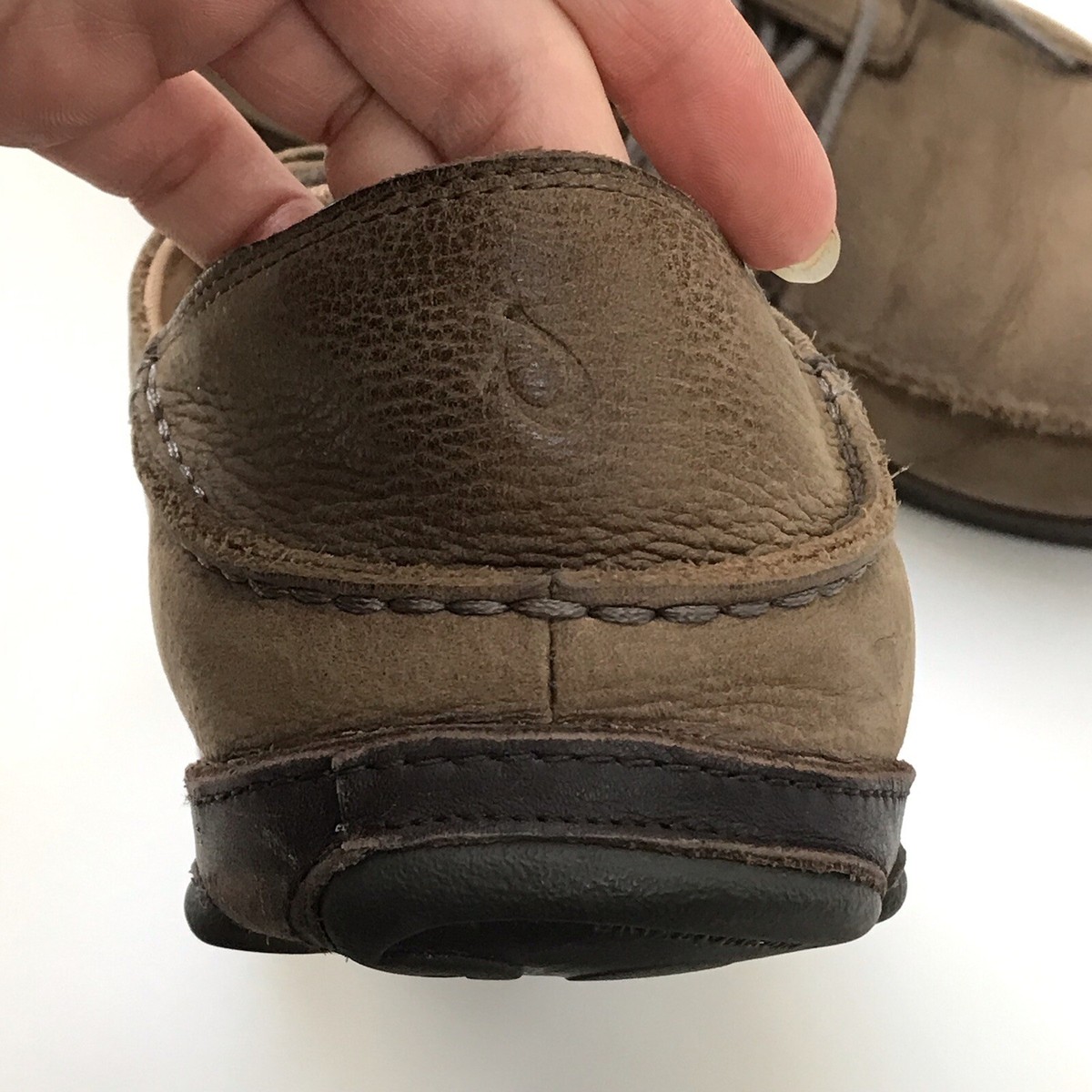 Olukai Hamakua Poko‎ Meen\'s Brown Casual Coastal Vacation Shoes size 9.5 OLUKAI Men main image 4