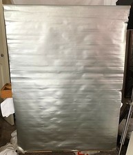 Vintage portable photography light reflector backround silver Wooden case