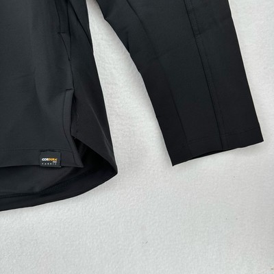 Adidas Workout Cordura Half-Zip Pullover - Size L - Black HD3519
