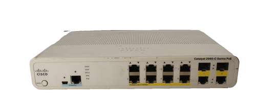 Commutateur Cisco Catalyst Compact 2960C-8PC-L, 8 Ports PoE + 2 Ports, Neuf