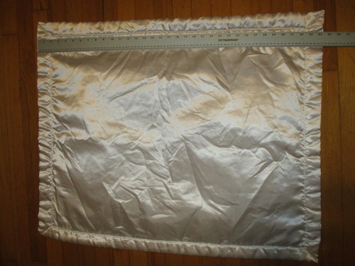 HTF Mud Pie Pink Sherpa & Satin Baby Blanket/Lovey - Picture 4 of 4