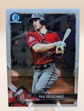 2018 Bowman Chrome Paul Goldschmidt baseball card #66 Arizona Diamondbacks