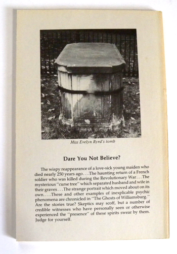 The Ghosts of Williamsburg and Nearby Environs by L.B. Taylor Jr. 1983,Paperback - Picture 2 of 3