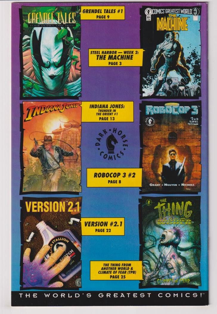 DARK HORSE INSIDER #20 (DARK HORSE 1993) | eBay