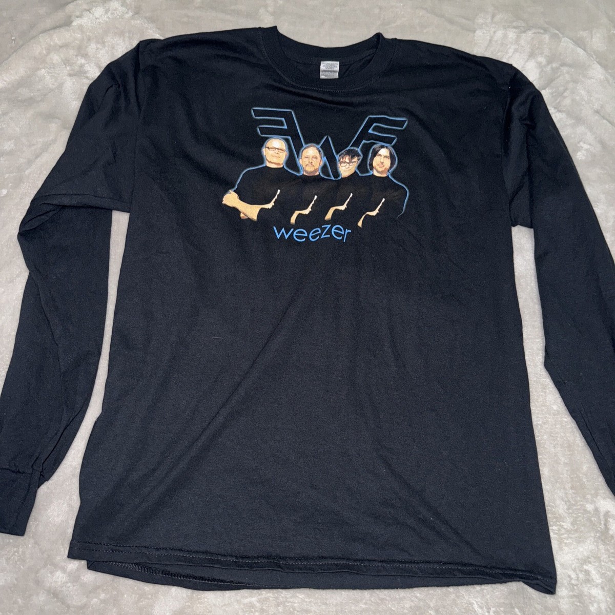 Weezer You Think I Care I Just Don't Care Long Sleeve Tee