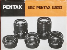 PENTAX SMC LENSES SALES BROCHURE/162307
