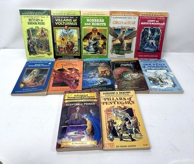 TSR Dungeons And Dragons Endless Quest 12 Book Lot Choose Your Own Adventure