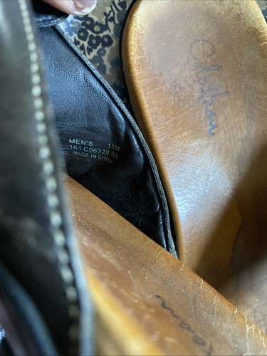 Cole Haan Brown Leather Tucker Thong Flip Flops Men’s 11 - Picture 5 of 6