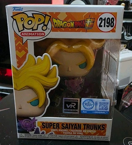 Funko Pop Dragon ball z Super Saiyan Trunks #2198 PR VRare Exclusive