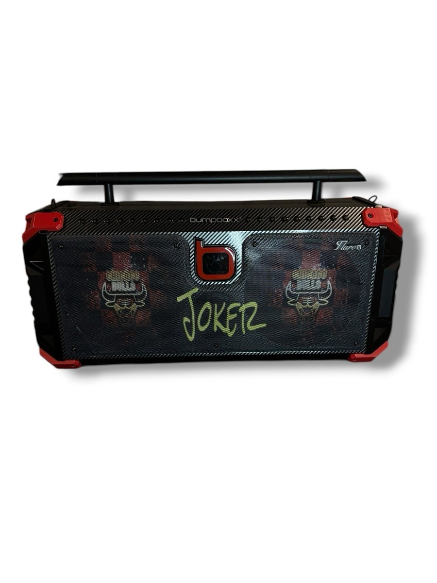 BumpBoxx Flare 8 Chicago Bulls Joker Edition Bluetooth Boombox | eBay