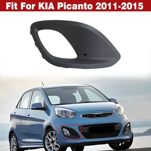 Right Side Front Bumper Fog Light Cover Lamp Frame Bezel For Kia Picanto 2011-15 - Picture 13 of 16