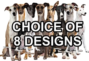 Whippet Self Adhesive Dog Sticker