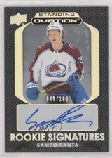 2021 Upper Deck Ovation Standing Rookie Signatures 45/100 Sampo Ranta Auto 0q5