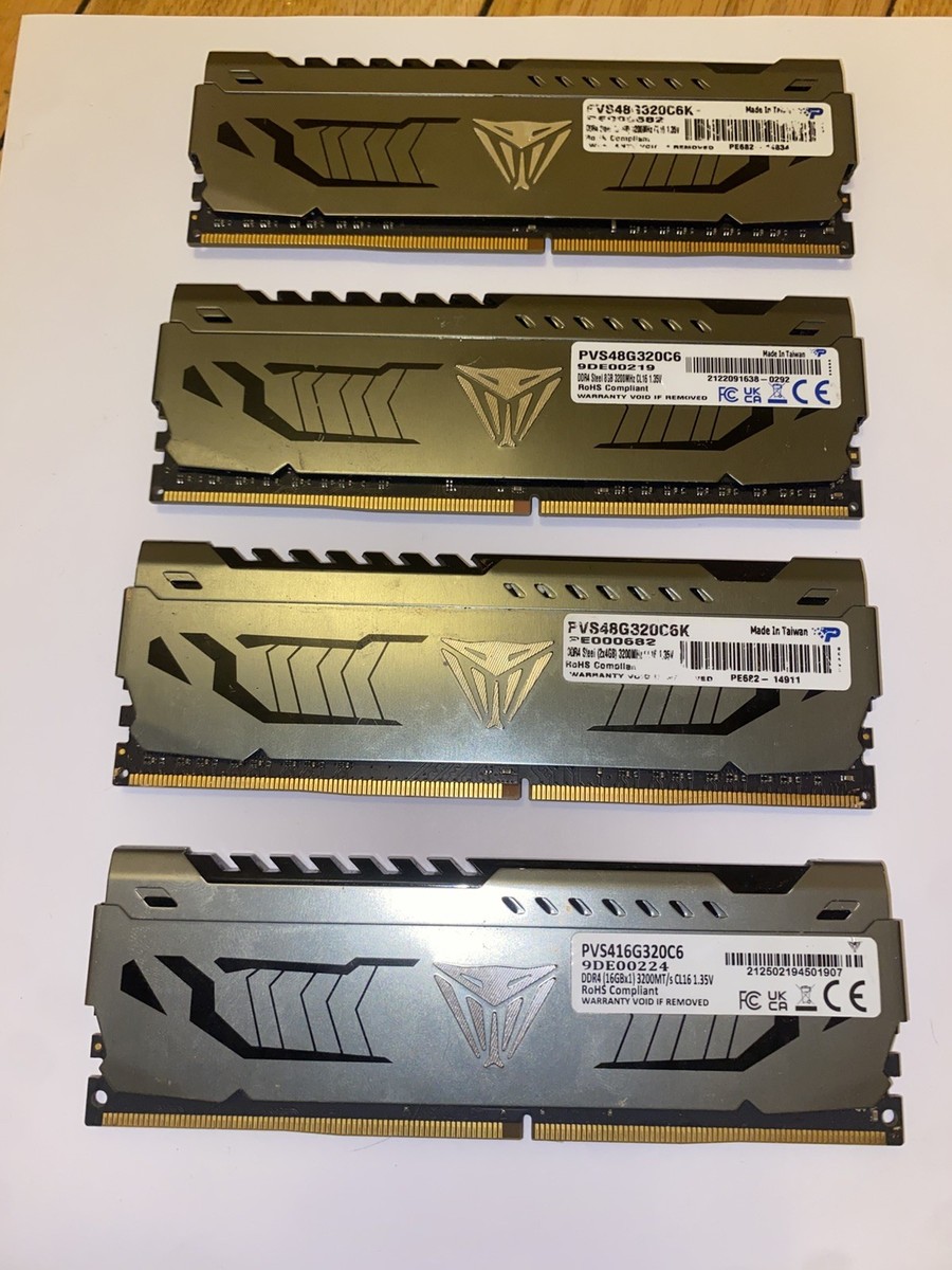 Patriot Viper Steel DDR4 3200MHz 32GB (1x16GB 1x8GB 2x4GB) DIMM