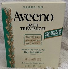 Aveeno Zabieg do kąpieli Naturalne koloidalne płatki owsiane 8-pojedyncza kąpiel Nowa wycofana