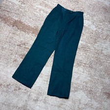 Vintage 1980s Pendleton Emerald Green Virgin Wool Dress Pants NWT Made in USA Wo