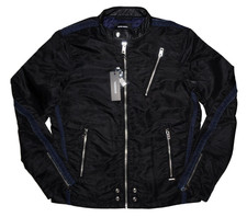 Image of DIESEL J-NEATS JACKET BLACK SIZE XS 100% AUTHENTIC