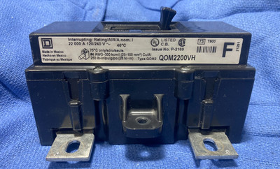 NOS Square D 200 Amp 2 Pole 120/240V QOM2200VH Main Circuit Breaker SHELF STOCK