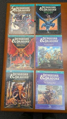 D&D Companion Module Lot - 6 IN ALL - CM1, CM2, CM3, CM4, CM6, CM8 VTG TSR