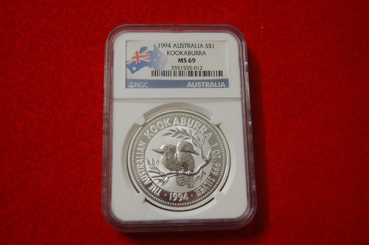 Australian Kookaburra MS 69 Silver Bullion Coins for sale | eBay