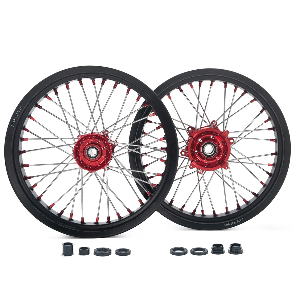 For Honda 17x3.5/4.25 Spoked Wheel Set CRF450R CRF250R 14+ CRF250RX CRF450RX 19+ Foto 4 de 4