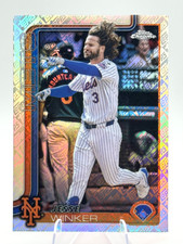 2025 Topps Chrome Logofractor - Jesse Winker #180 New York Mets