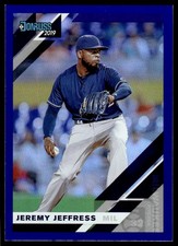 2019 Donruss Blue Jeremy Jeffress Milwaukee Brewers #94