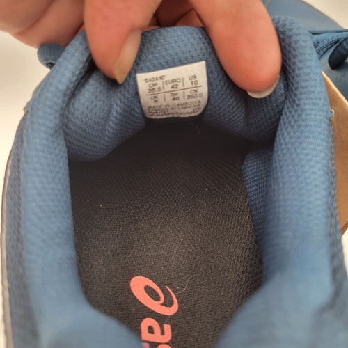 Scarpe da tennis Asics Gel-Dedicate 7 donna taglia 10 blu/bianco suola antitraccia - Foto 5 di 9