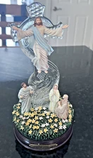 Roman Inc. “Crystal Ascension” Jesus Figurine – 0" Religious Resurrection Statue