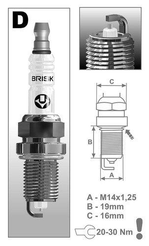 4x BRISK DR15YS-1 Silver Spark Plugs fits: Saab 95 - 2.3T turbo - 1999 to 2009 - Picture 2 of 5
