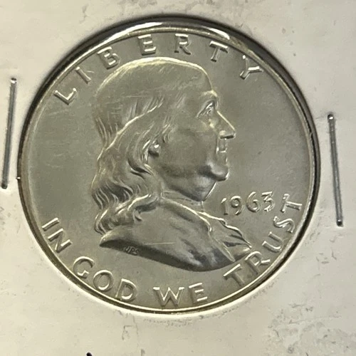 PROOF 1963 Franklin Half Dollar Uncirculated