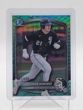 CALEB BONEMER 2025 BOWMAN DRAFT AQUA REPTILIAN REFRACTOR /125 #BDC-184 Q4115