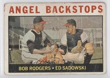 1964 Topps Angel Backstops ( Bob Rodgers) Buck Rodgers Ed Sadowski #61 f6q