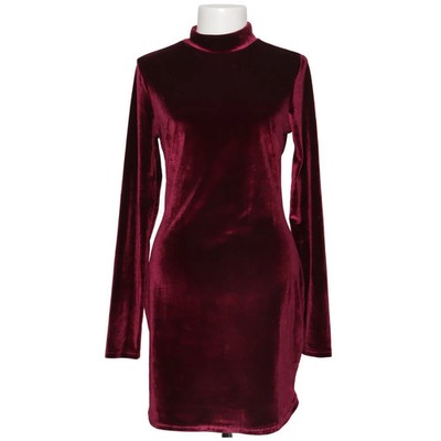 NLY Trend, Kleid, Größe: M, Rot, Elasthan/Polyester, Einfarbig, Samt, Damen #XIN