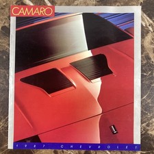 1987 Chevrolet Camaro Dealer Sales Brochure Catalog Z28 Iroc-z Sport Coupe Lt 1987 Chevrolet Camaro Dealer Sales Brochure Catalog Z28 Iroc-z Sport Coupe Lt